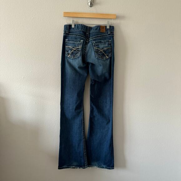 BKE Buckle Culture Boot Cut Denim Stretch Jeans Stitch Distressed Sz 28x35.5 - Picture 7 of 11